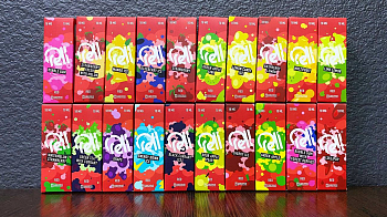 Жидкость для ЭСДН RELL RED SALT "Black currant ice" 10мл 18мг.